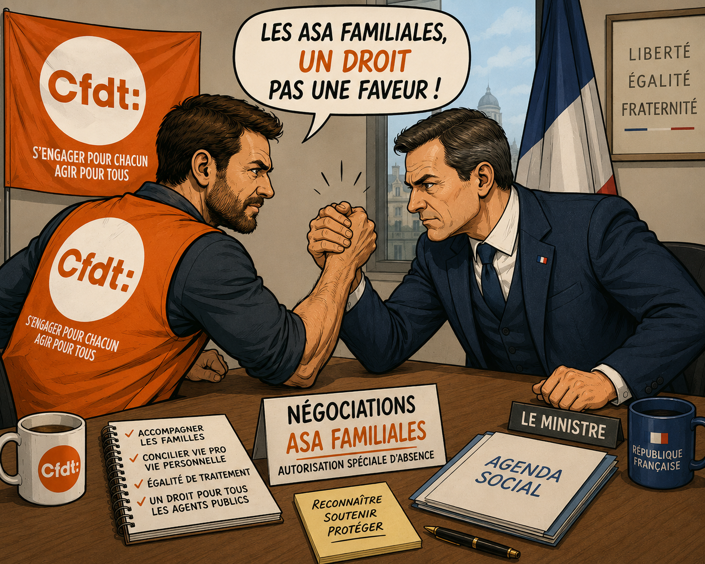 Droits familiaux : la CFDT dit stop aux demi‑mesures